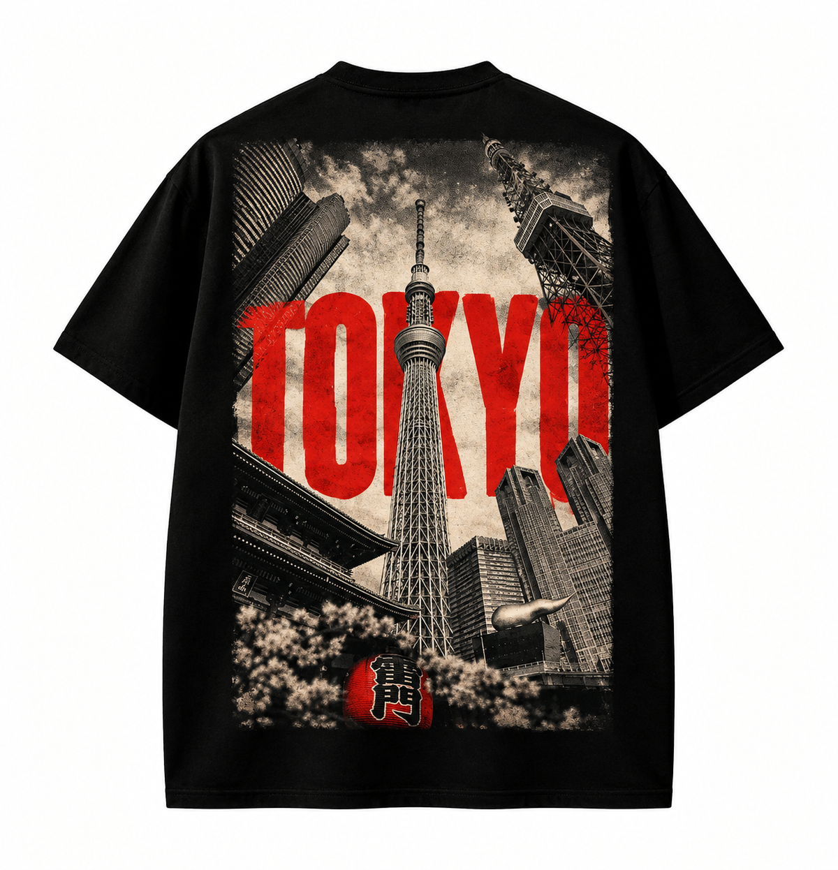 Tokiyo Oversized Half Sleeves print