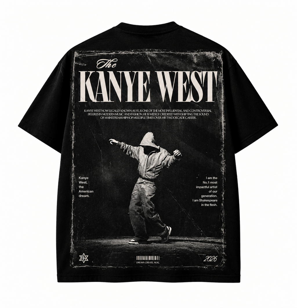 Kanye West Oversized Half Sleeves