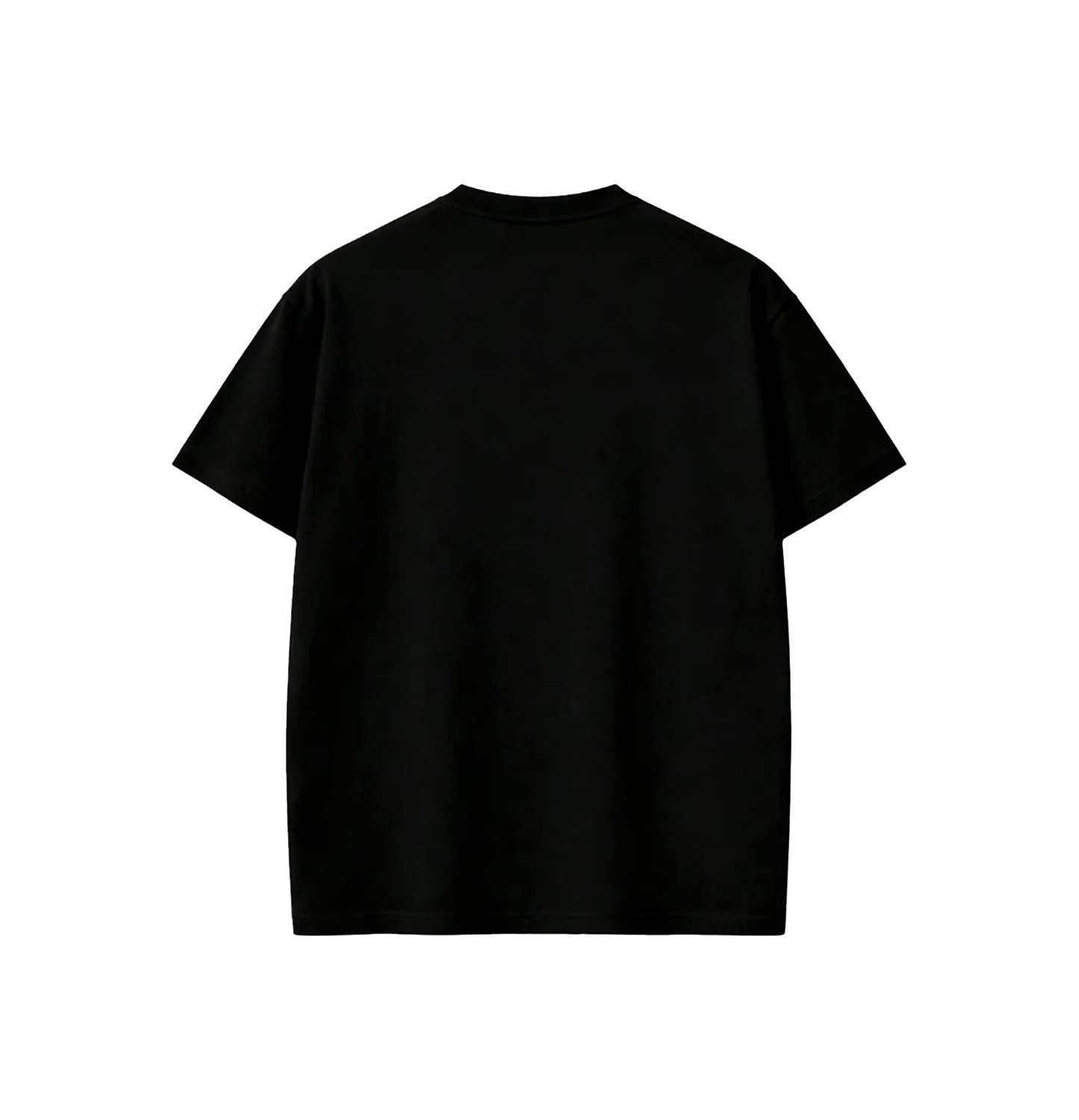 Black Solid Oversized T-shirt